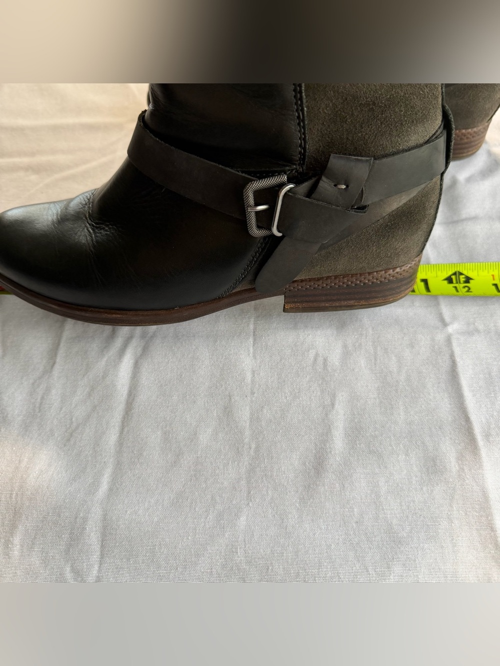 PIKOLINOS Black Leather & Suede Harness Ankle Boots Women’s Size 41 - Picture 12 of 16